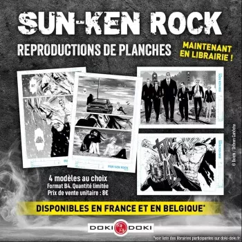 Sun-Ken Rock : retrouvez les reproductions de planches en librairies !